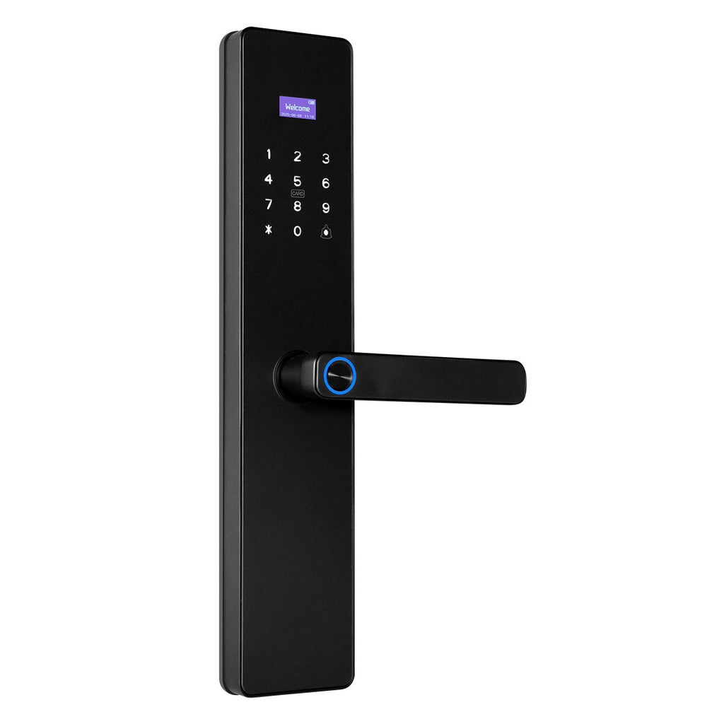 Cerradura inteligente de embutir reforzada H9 - vista frontal